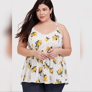 Torrid Lemon Tank Top